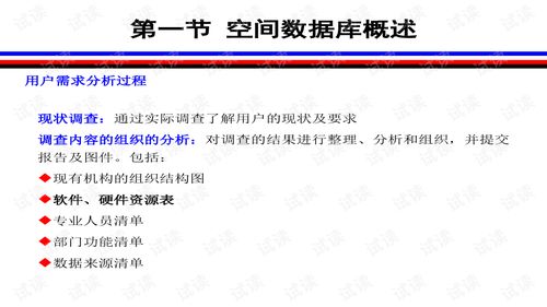 地理信息系统空间数据库